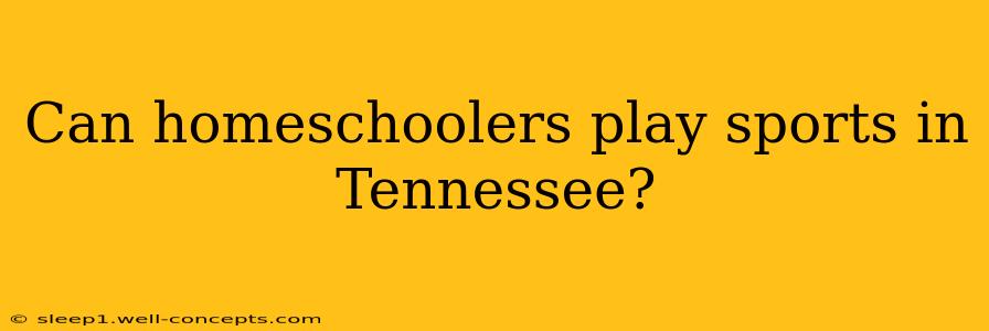 Can homeschoolers play sports in Tennessee?