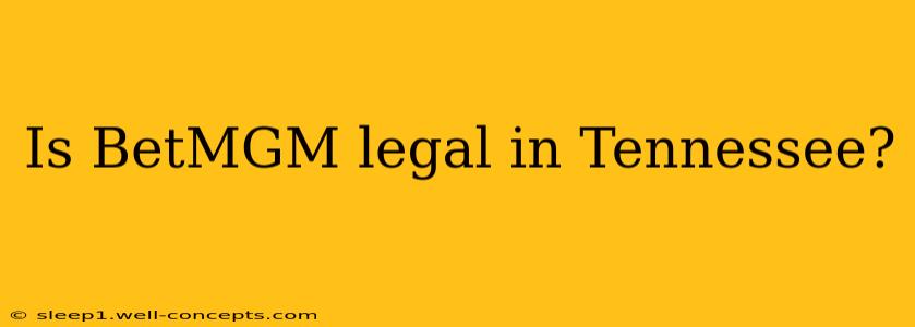 Is BetMGM legal in Tennessee?