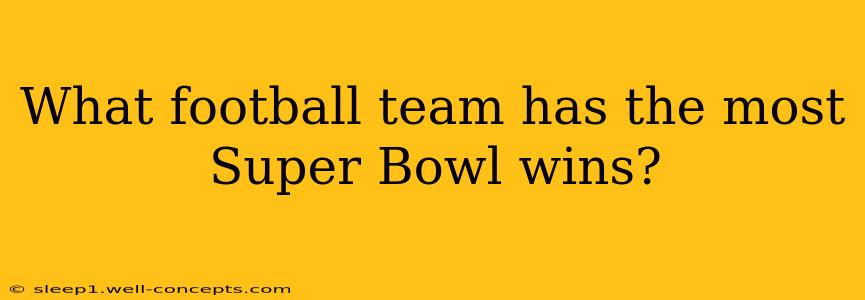 What football team has the most Super Bowl wins?