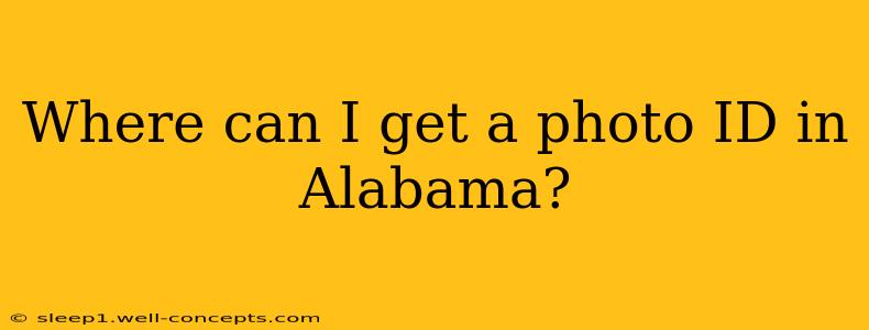 Where can I get a photo ID in Alabama?