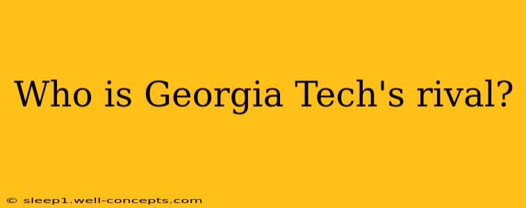 Who is Georgia Tech's rival?