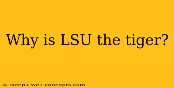 Why is LSU the tiger?